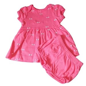 😍SALE!😍 Just one you baby girls dress and bloomer Size NB